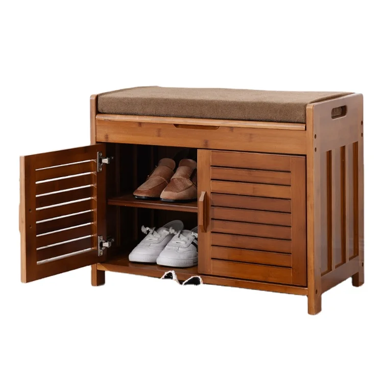 uj- Changing Stool Home Decor Furniture Cushion Modern Wood Cabinets Shoe Cabinet*