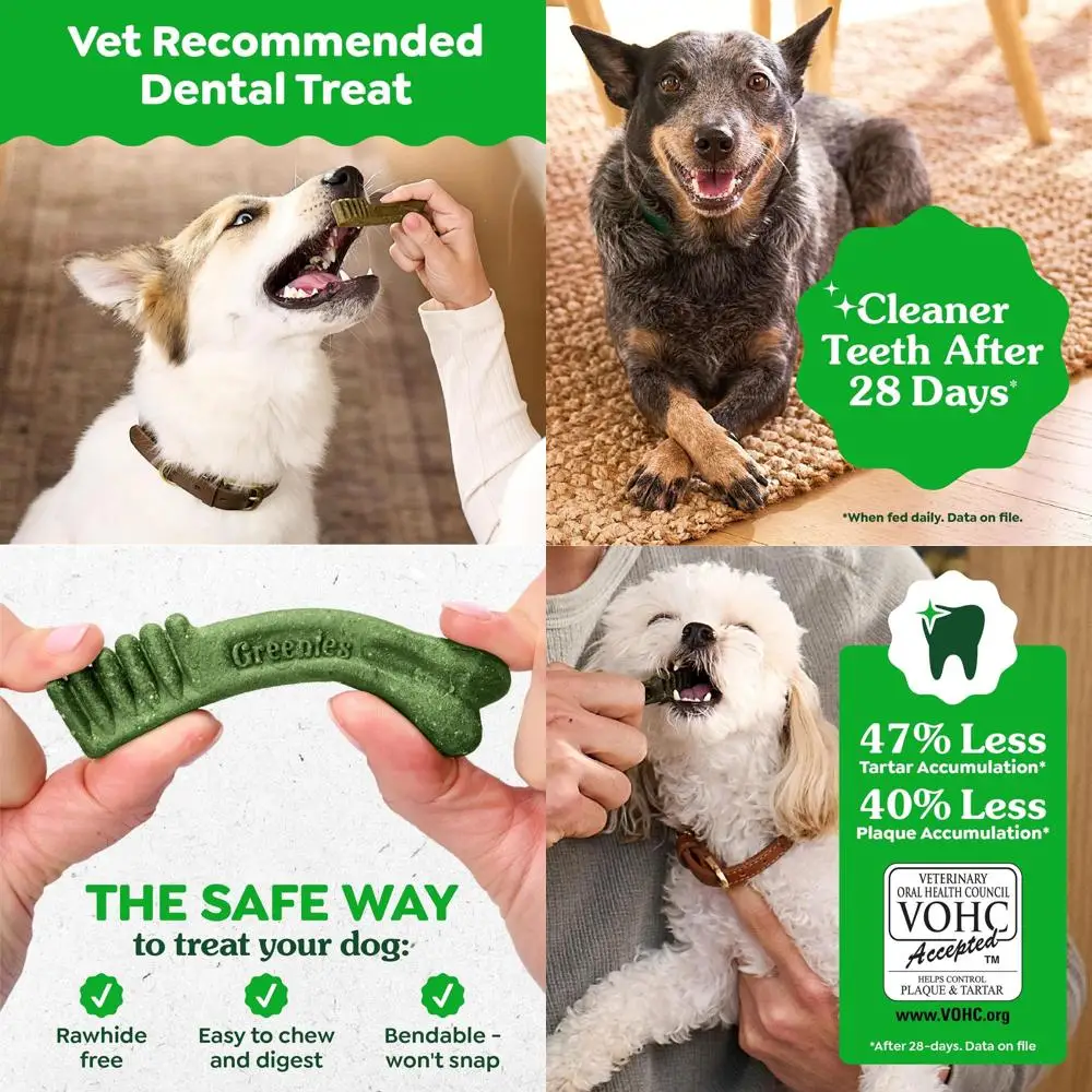 

Natural Adult Dog Dental Treats, Large Size, Original Flavor, 54 oz, 34 Pack