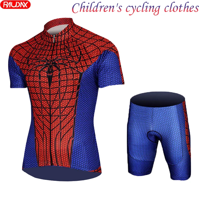 

2023 Children's Bicycle Riding Set Summer Breathable Bicycle Short Sleeve MTB Bicycle Set Road Bicycle UV Resistant Bicycle Set