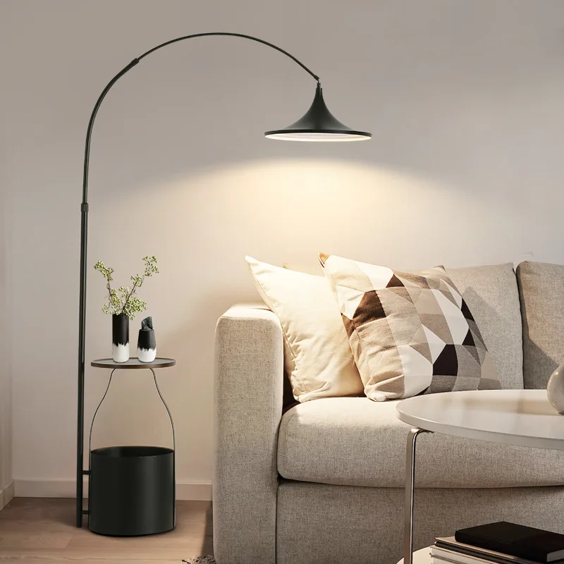 

Fishing lamp Floor lamp Living room Nordic light luxury bedroom Coffee table rack Sofa lamp Advanced