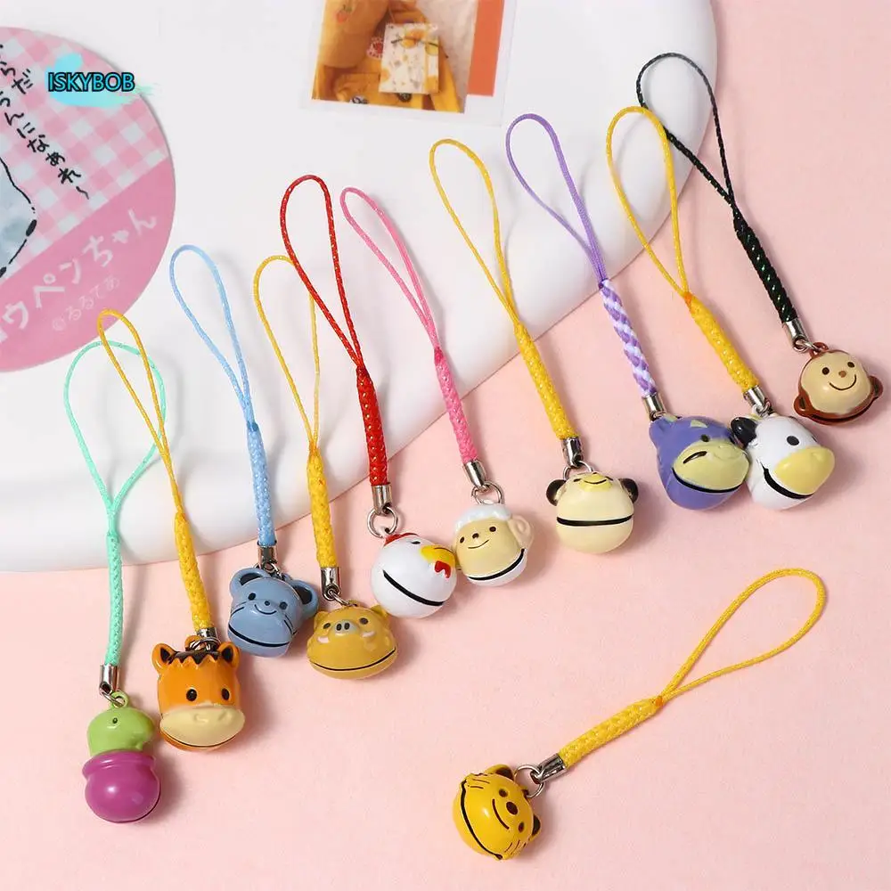 

Charm for Phone Bear Bunny Animal Series Bell Pendant Cartoon Phone Lanyard Phone Bell Straps Phone Dolls Mobile Phone Straps