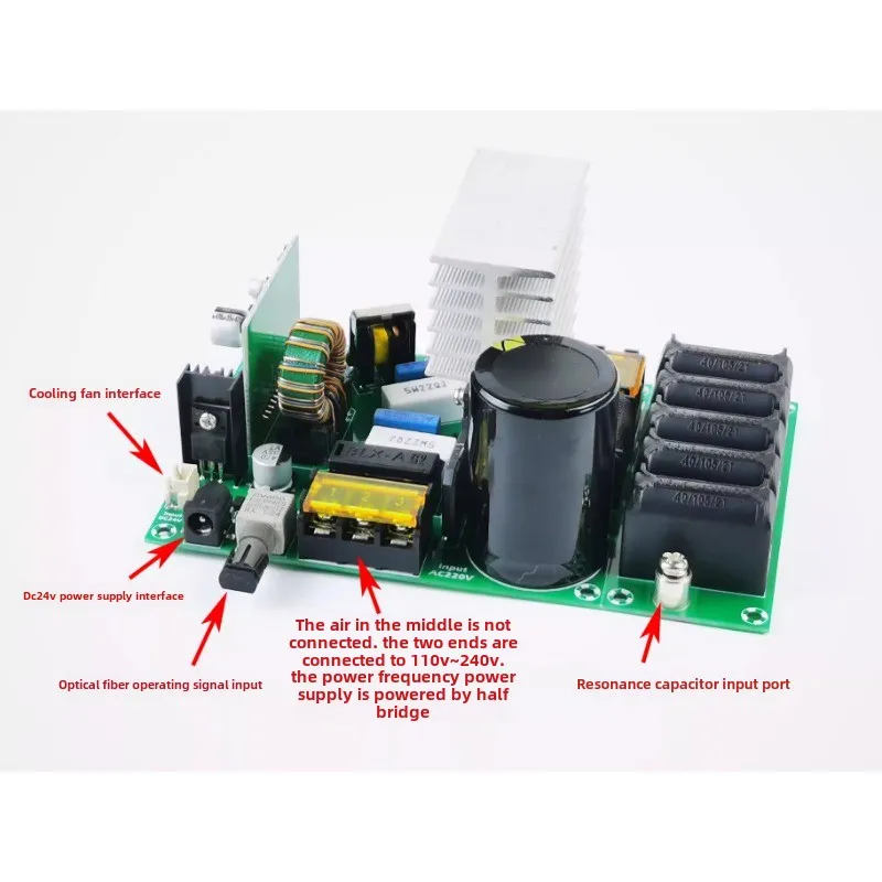 Integrierte Tesla Coil Drive Board Half Bridge DRSSTC Musik Tesla Coil Core Drive Modul