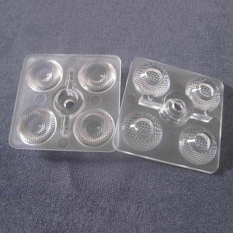 #APOT-37 High quality Led Optical lens, 3030 lens, Size 37X37X6.3mm, Degree 30, Bead surface, PMMA materials