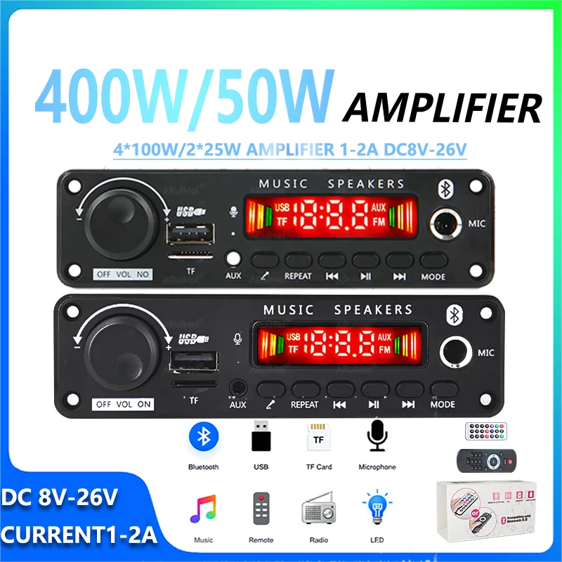 2X25W & 4X100W Blue…