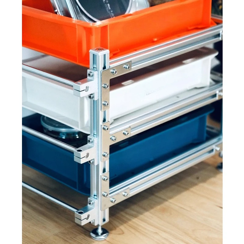 Скандинавское современное простое алюминиевое настольное хранилище