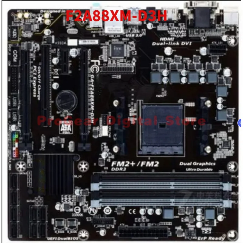 

Подходит для материнских плат GIGABYTE F2A88X-HD3 и F2A88XM-D3H FM2+ DDR3, поддерживает процессоры AMD A-Series/Athlon.