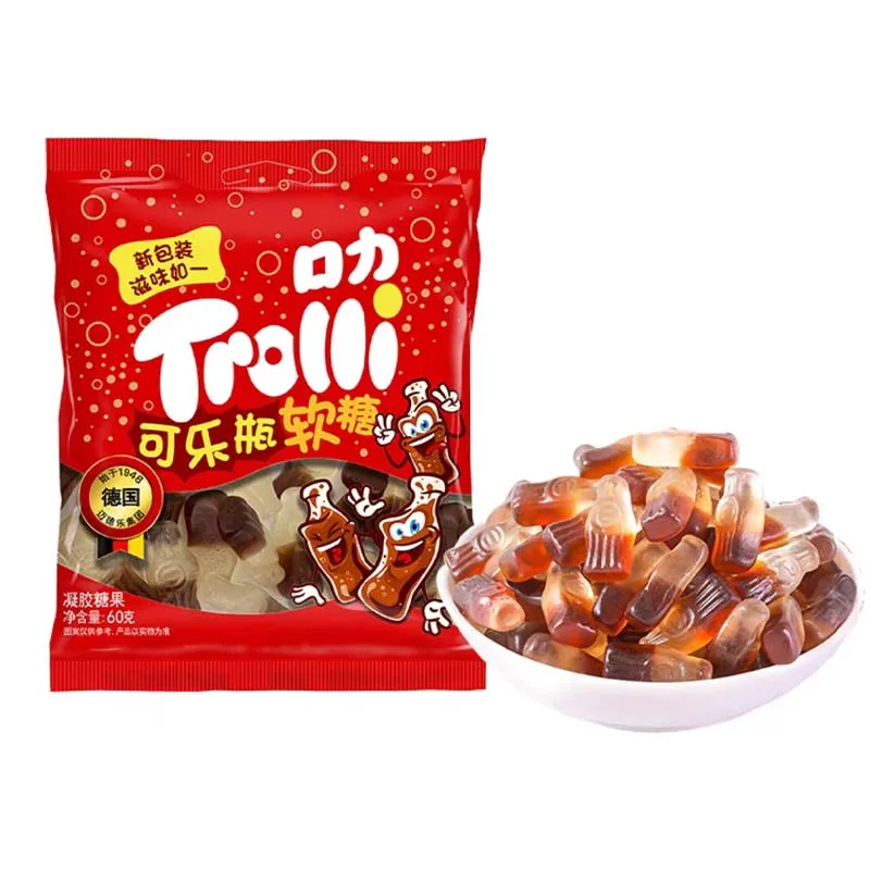 Trolli Gummi shape Candy 1.69/1.84/2.12oz(48/52/60g)*2 Packs