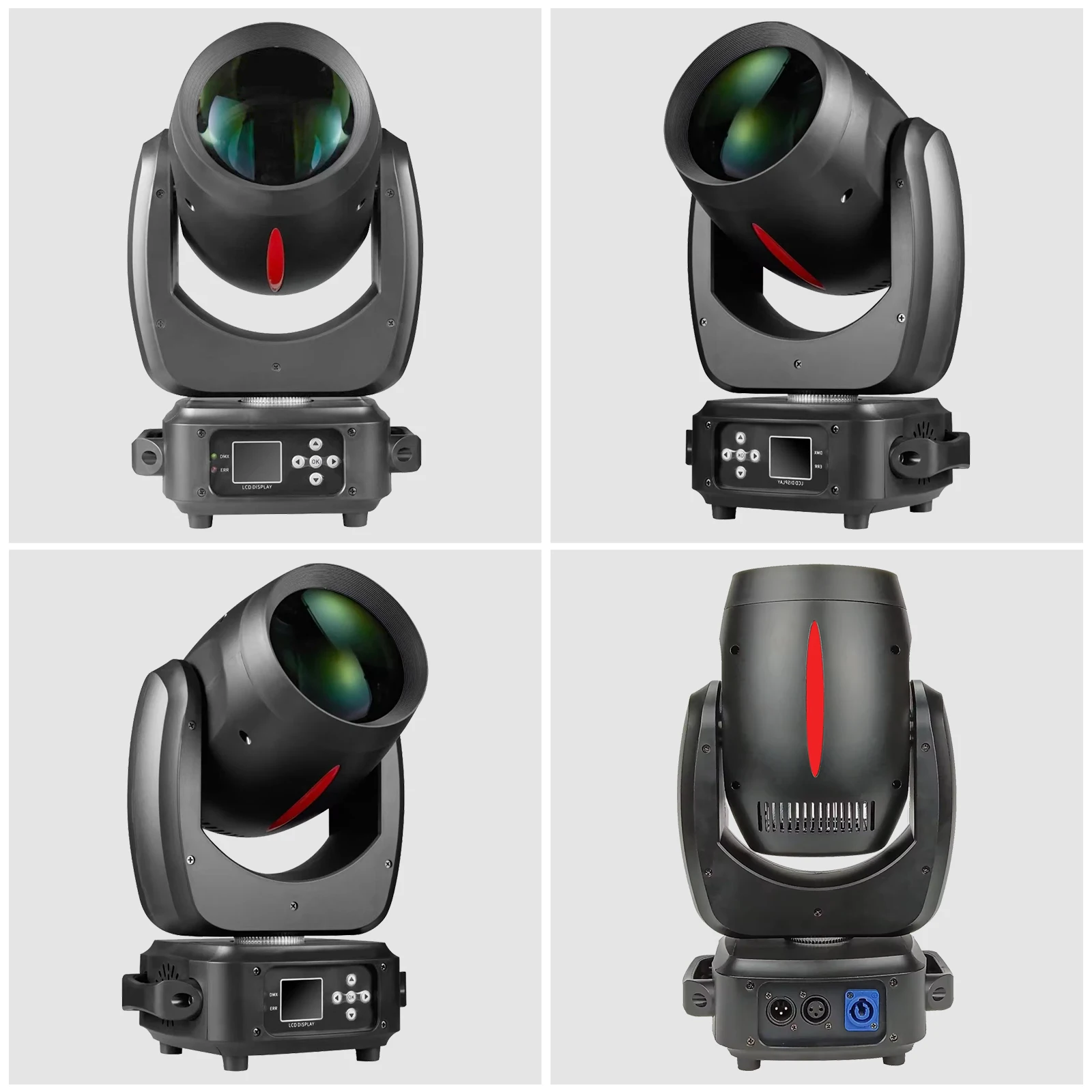 Imagem -02 - Led Moving Head dj Stage Lights Mini Beam Dmx521 Controle Remoto Rgbw Iluminação do Palco para Casamento Festa Concerto 180w