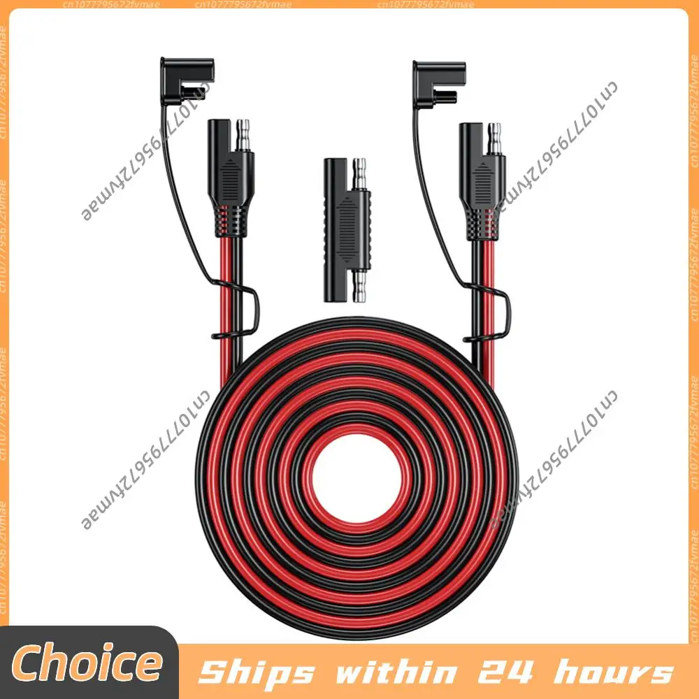 

Battery Charging Cable SAE To SAE 12V-36V Car Extension Cable 16AWG Car Battery Solar Cables Dustproof Plug Wire Connector Cable