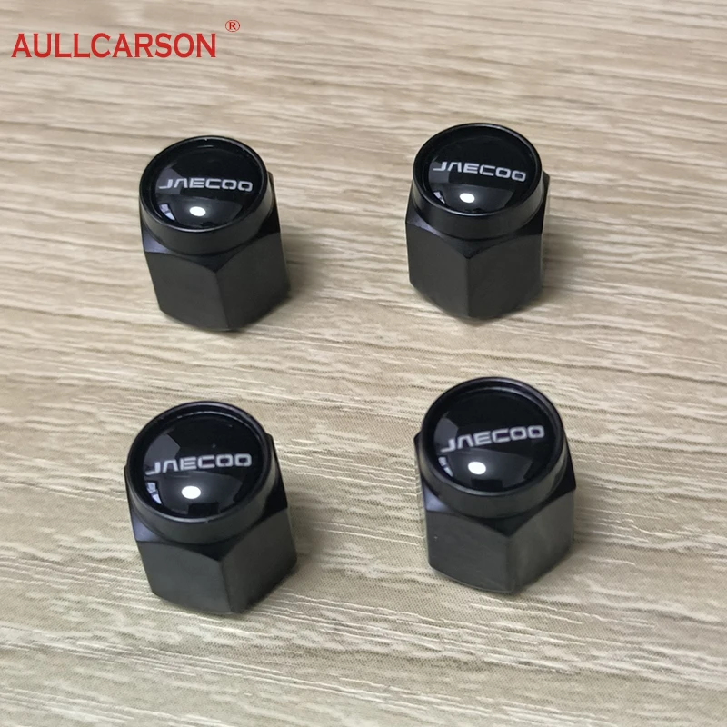 New Alloy Material For Chery Jaecoo J7 J8 J5 6 Car Wheel Tire Air Valve Caps Stem Cover With Brand Accessories 4 Pieces
