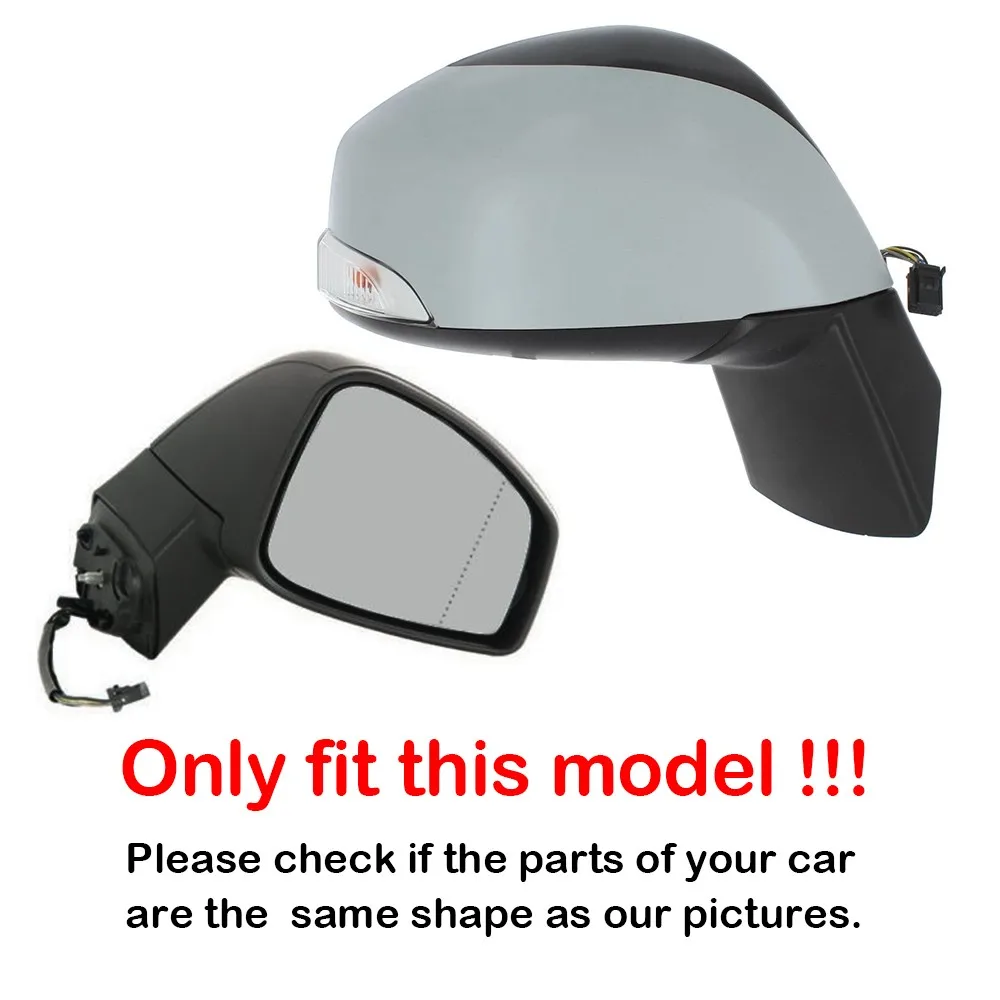 For Renault Scenic III 2009-2016 1PCS Outer Rearview Side Wing Mirror Glass Lens Reflector Lens Car Accessories With Heated