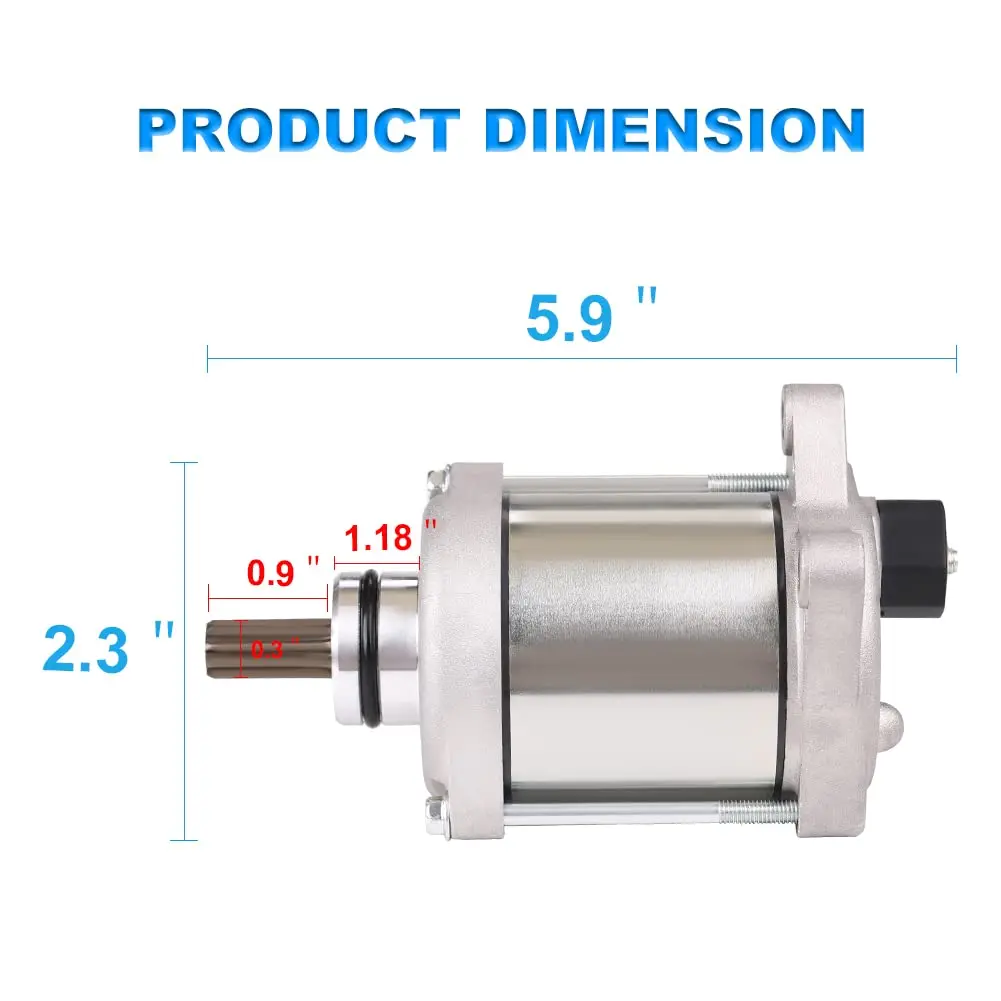 혼다 리콘 250 교체용 스타터, 혼다 ATV TRX250 TRX250TE TRX250TM 2008-2020 호환, 31200-HM8-B61