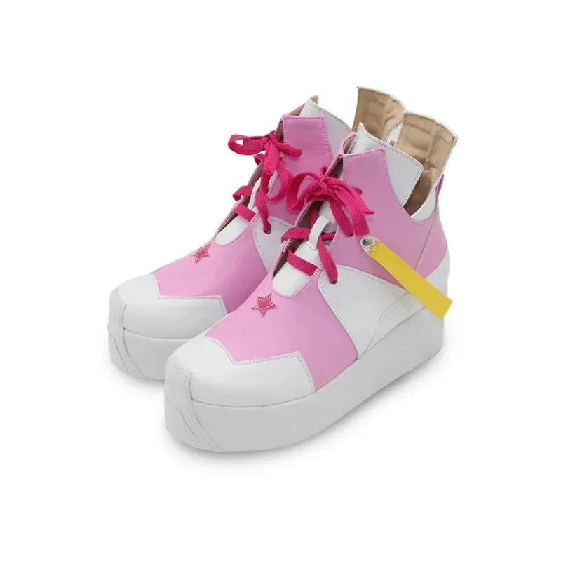 

Sakura Miko PU Leather Shoes Halloween Carnival Boots Vtuber Cosplay Prop Custom Mader,7;k'2.s;9,