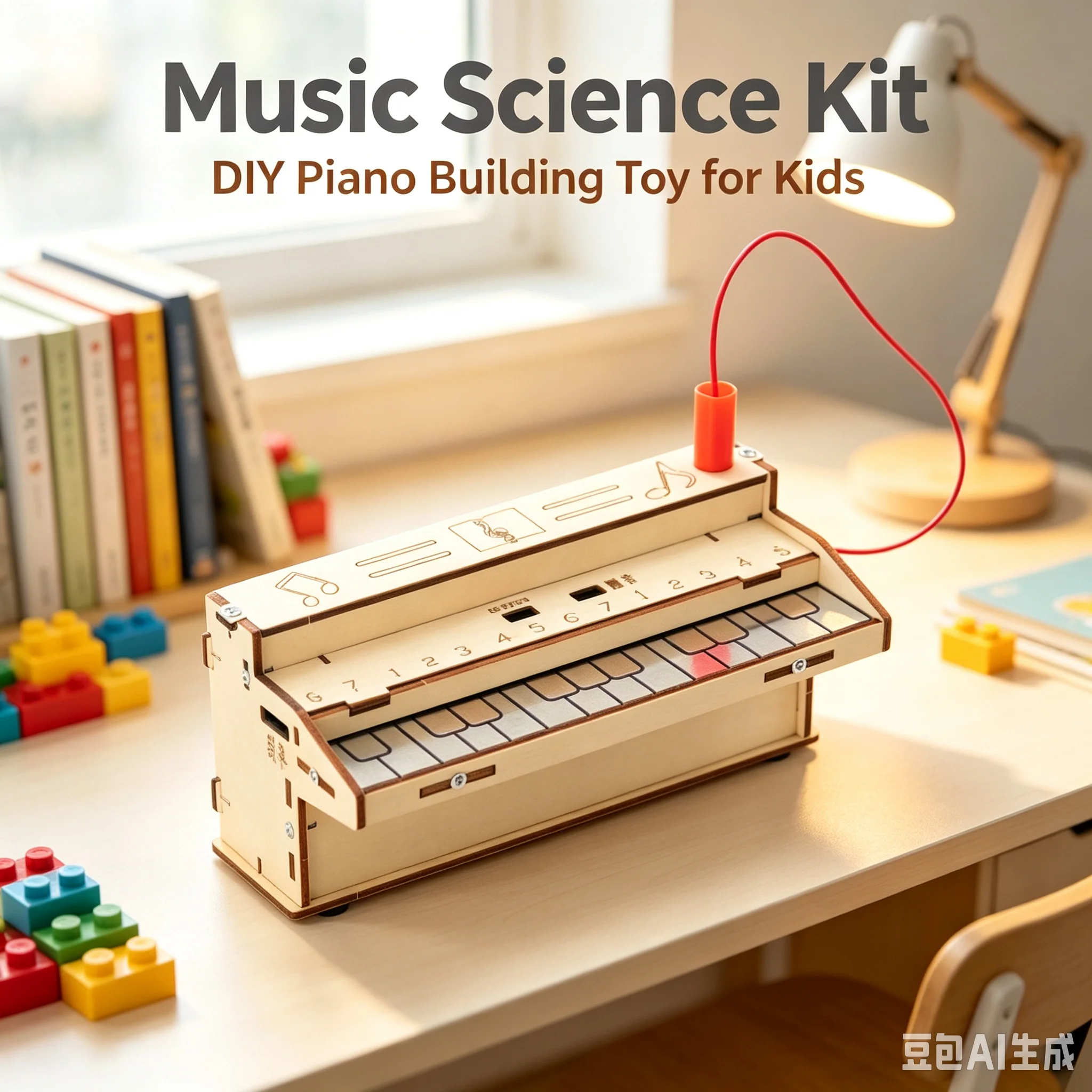 DIY Sound Drawing Piano Maker Kit, Innovative Science Teaching Aid, Cutting-edge Tech Handmade Assembly Experiment Set