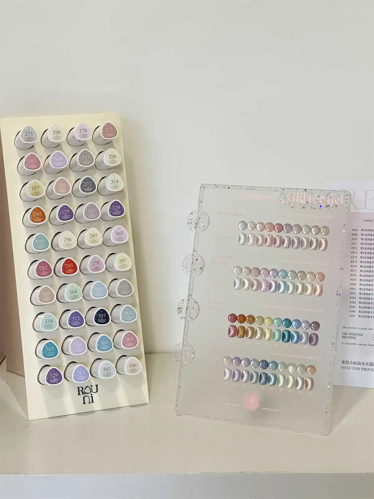 ROUNI High quality 40 Colors cat eye Nail Gel Set Nail Shop 2025 New Hot item Nail Art Kit Non-toxic UV gel Nail Salon Wholesale