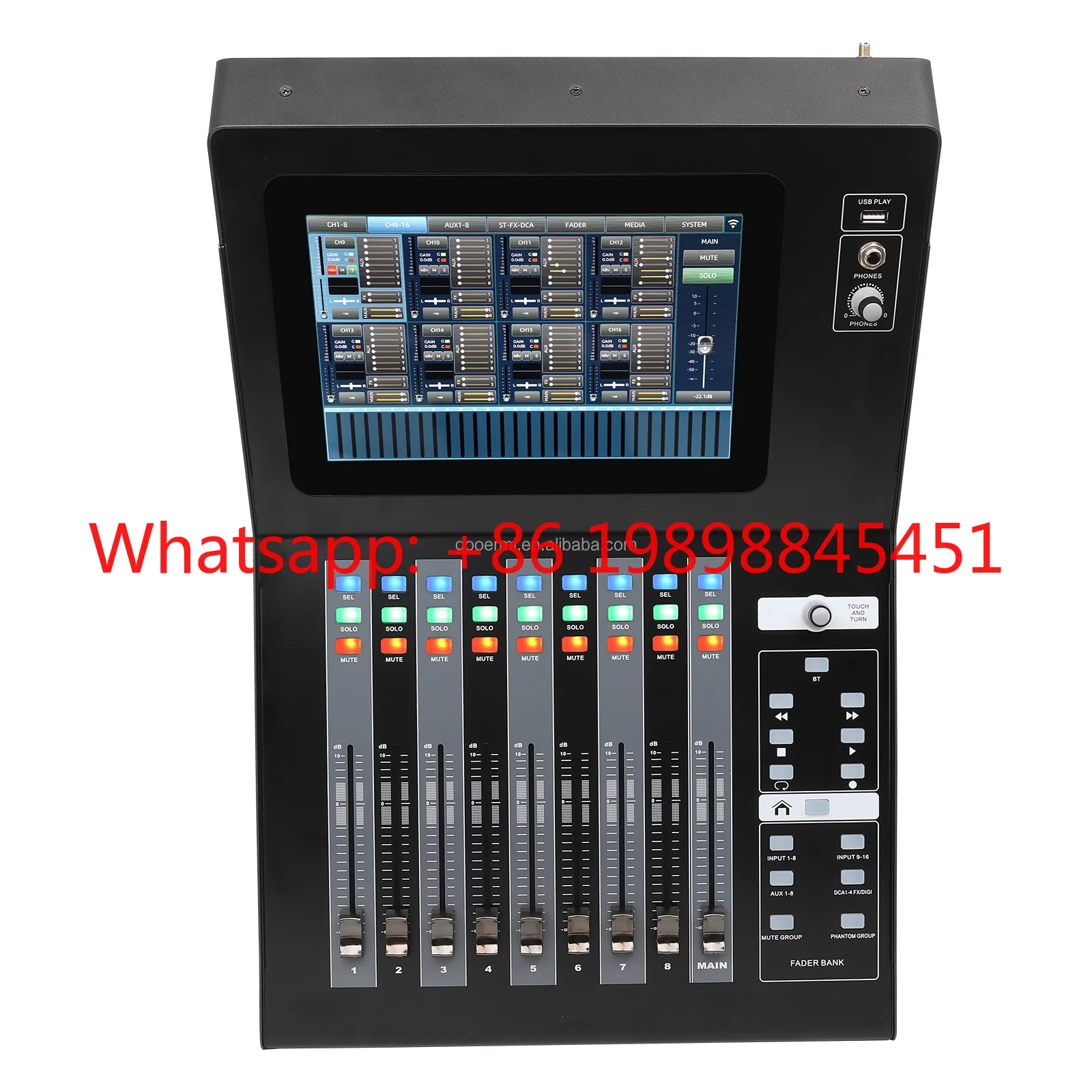 DMI3 16CH Ultra Compact Digital Mixing Console for Audio Amplifier Speaker System