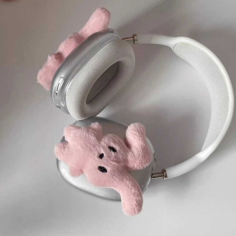 Original Cute Rabbit Y2K Airpods Max Headphone Case Cover Soft Custom Airpods Case Headphones Accessories Christmas Decoration