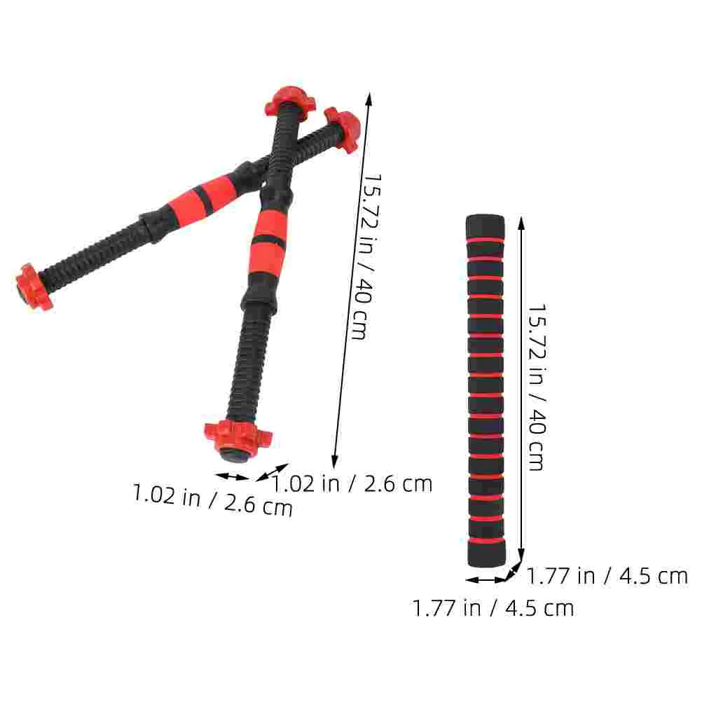 40cm Barbell Connect Rod Dumbbell Connecting Rod Dumbbell Connector With Nuts Gym Excersize Training Equipment Accessories