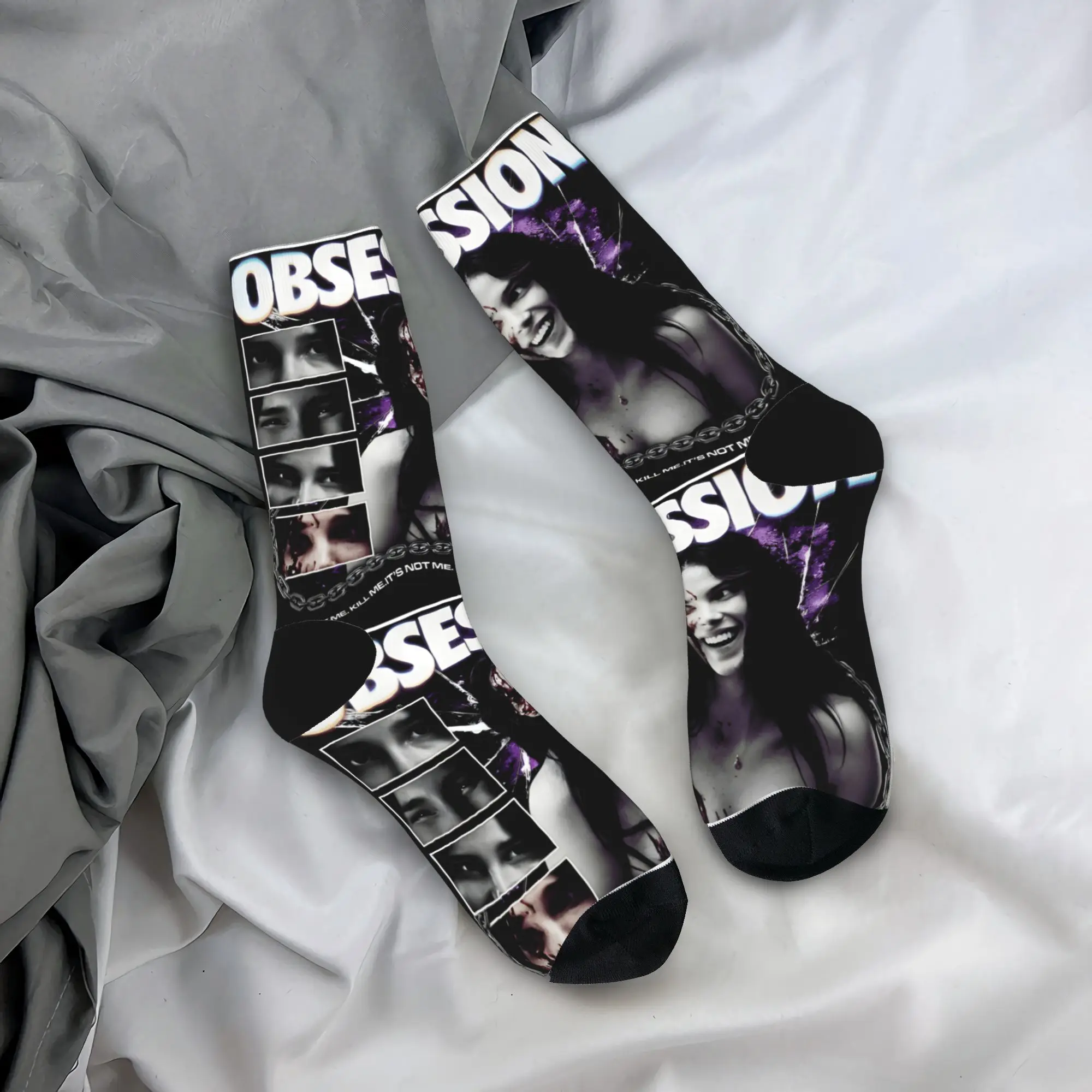 

Obsession Movie 2026 Socks Winter Stockings Fashion Men Soft Breathable Socks Pattern Outdoor Anti Skid Socks