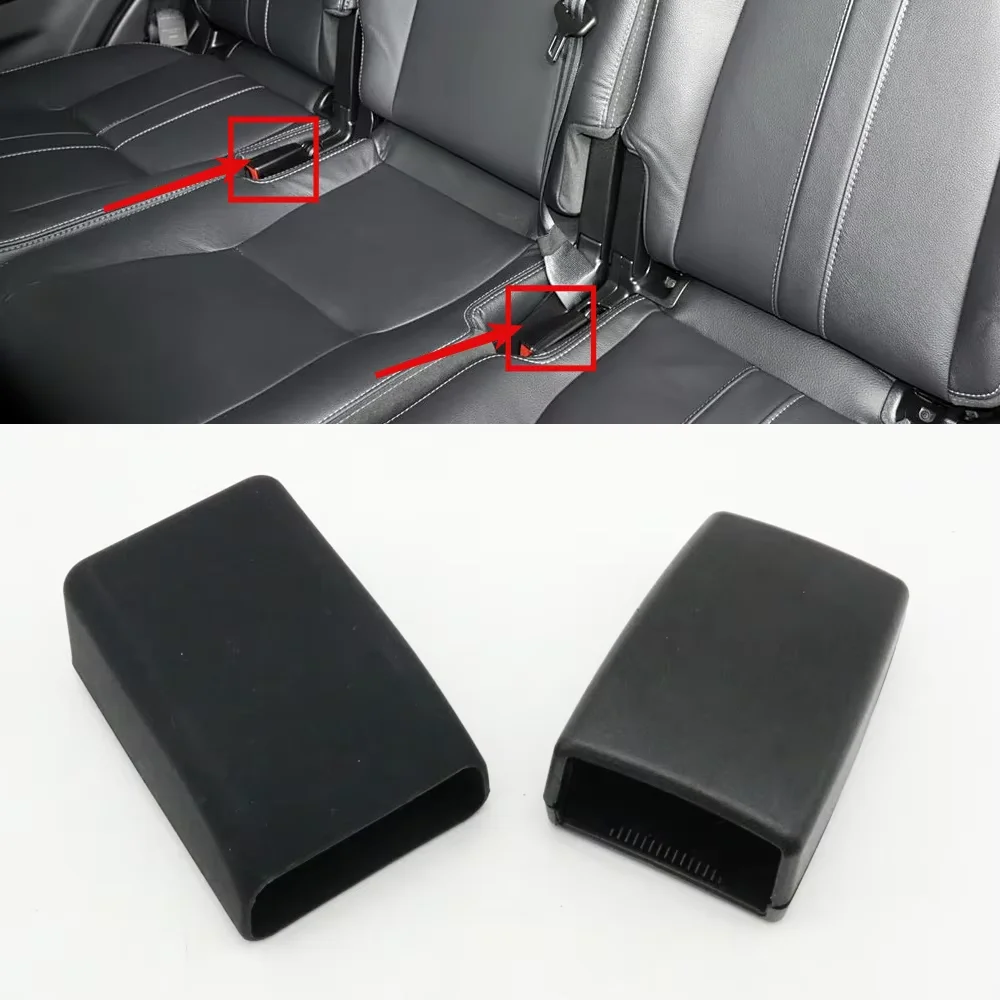 1 Set Rear Second Row Seat Belt Socket Snap Shell Buckle Cap For Land Rover Discovery 3 4 LR3 LR4 LR009305 LR009308