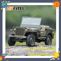 Fms 1:6 1941 Mb Scaler Willis Climbers Remote Control Climbing Car Rc Model Remote Control Car Boy Toy Gift