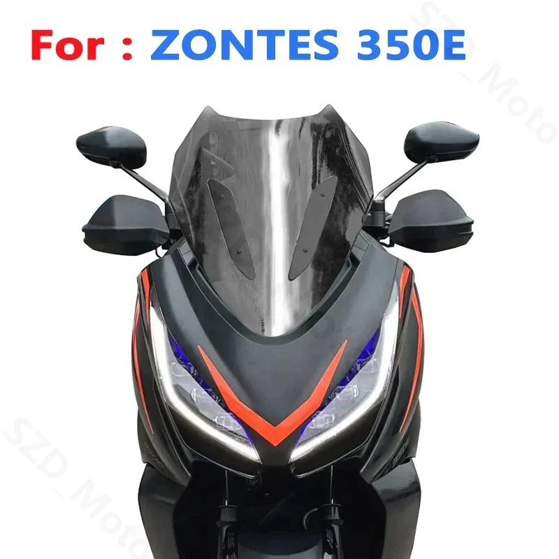 Screen For Zontes E350 350E 350 E ZT350E ZT350T-E Motorcycle Sport Wind Deflectors Windshield Windscreens Viser Visor Gray