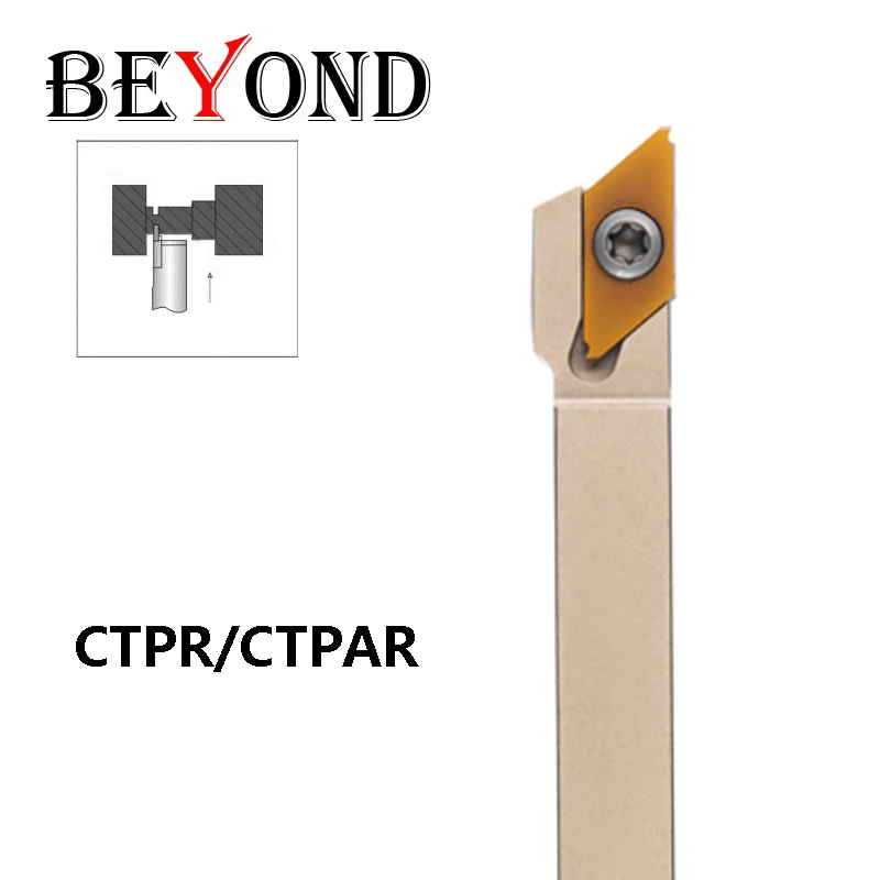 Beyond Ctpr Ctpar 10 mm 12 mm Suporte de Ferramentas Torno Externo Ctpr10 Ctpr12 Ctpr16 Ctpr20 Ctpar12 Ctpar16 Ctpal16 Ctpar20 Cnc