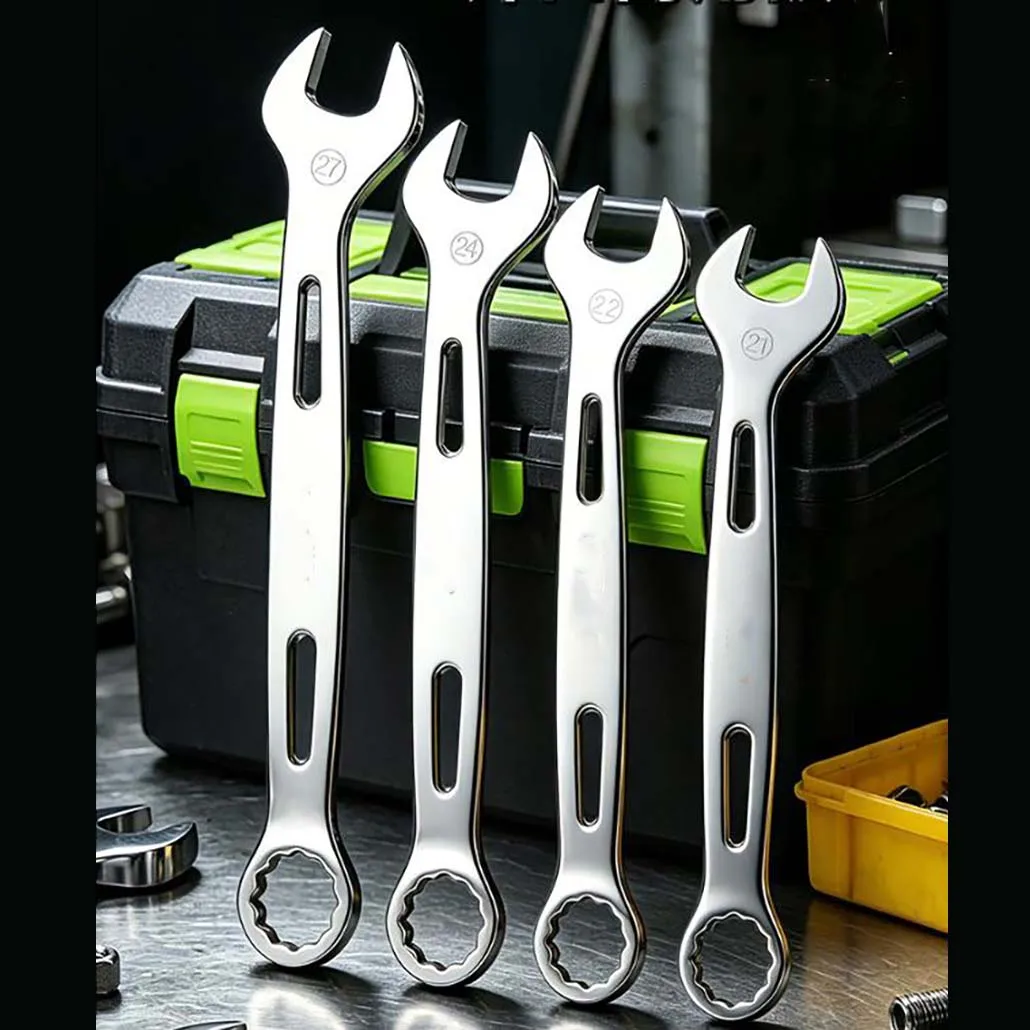 1Pcs Ultra-Thin Open End Wrench 4-32mm Metric 12-Point Wrench Tool Multi-Function Open End Double Ended Spanner Repair Tools