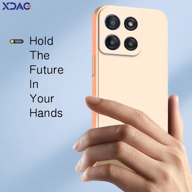 Casing Ponsel Permen untuk Motorola Moto G66 G66J Perlindungan Kamera Jepang MotoG66 Sampul Modis Lembut Persegi Pelindung Silikon Cair