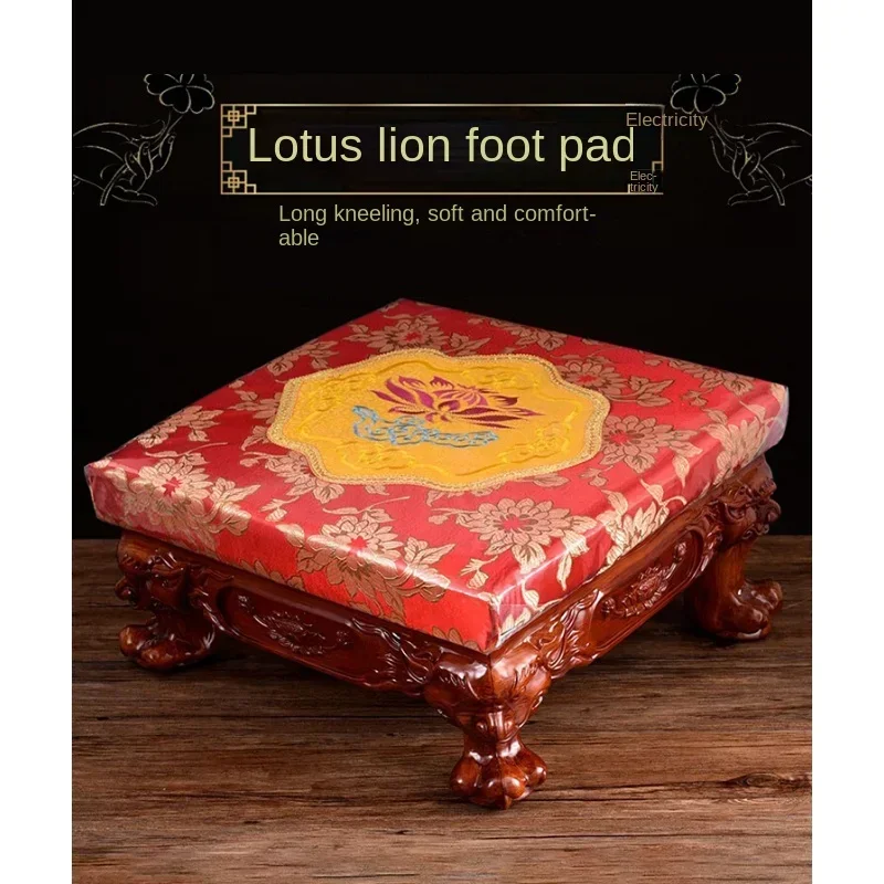 Pray Cushion Pray Cushion Household Buddha-Worshiping Stool Buddha Supplies Buddhist Hall Futon Mat Worship Buddha