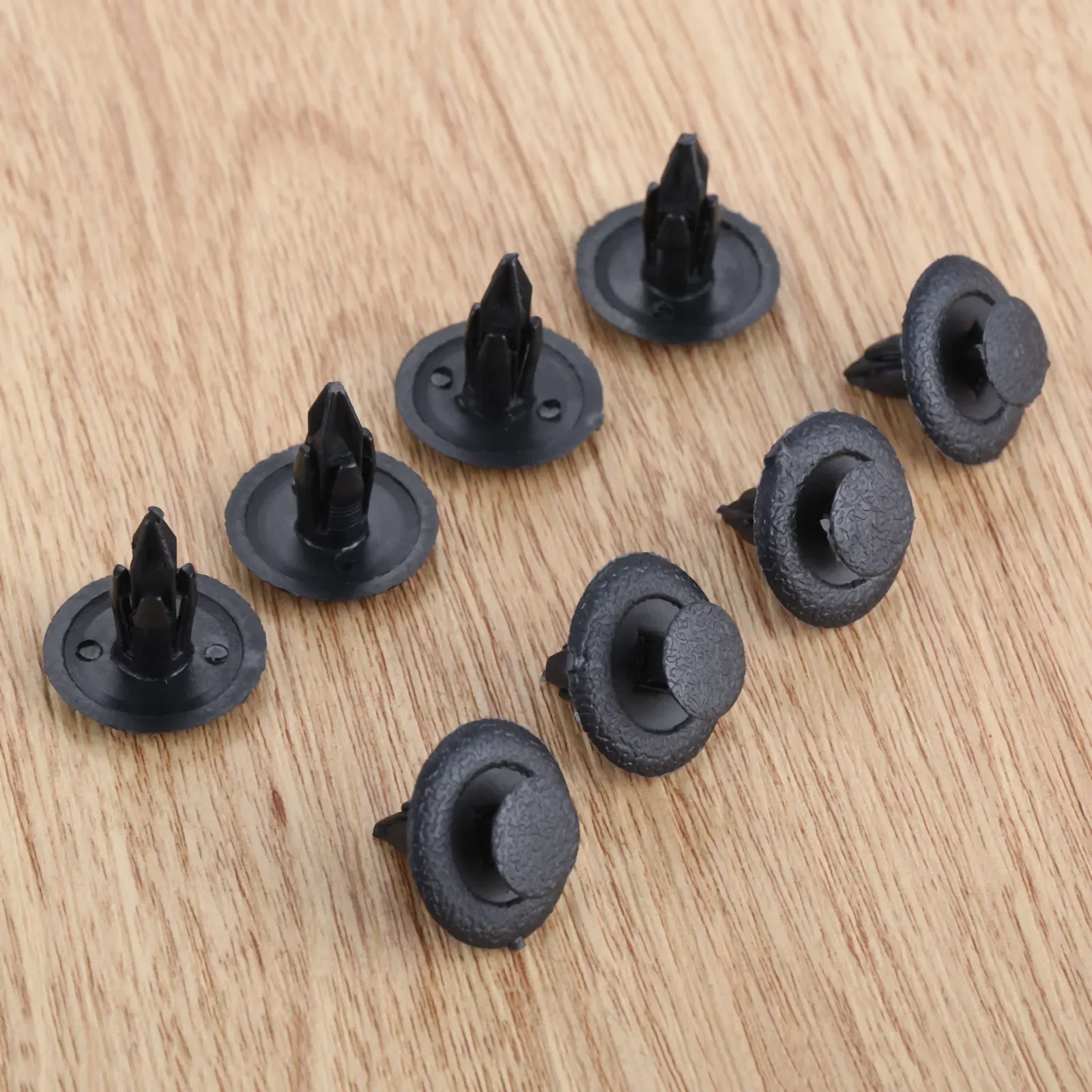 50szt Zapięcie samochodowe 6mm Otwór Sufit bagażnika samochodowego Stały zacisk Push Type Klipsy wewnętrzne Do Mazda 323 Family HAPPIN M3 M6 B70 B50 — zdjęcie 6