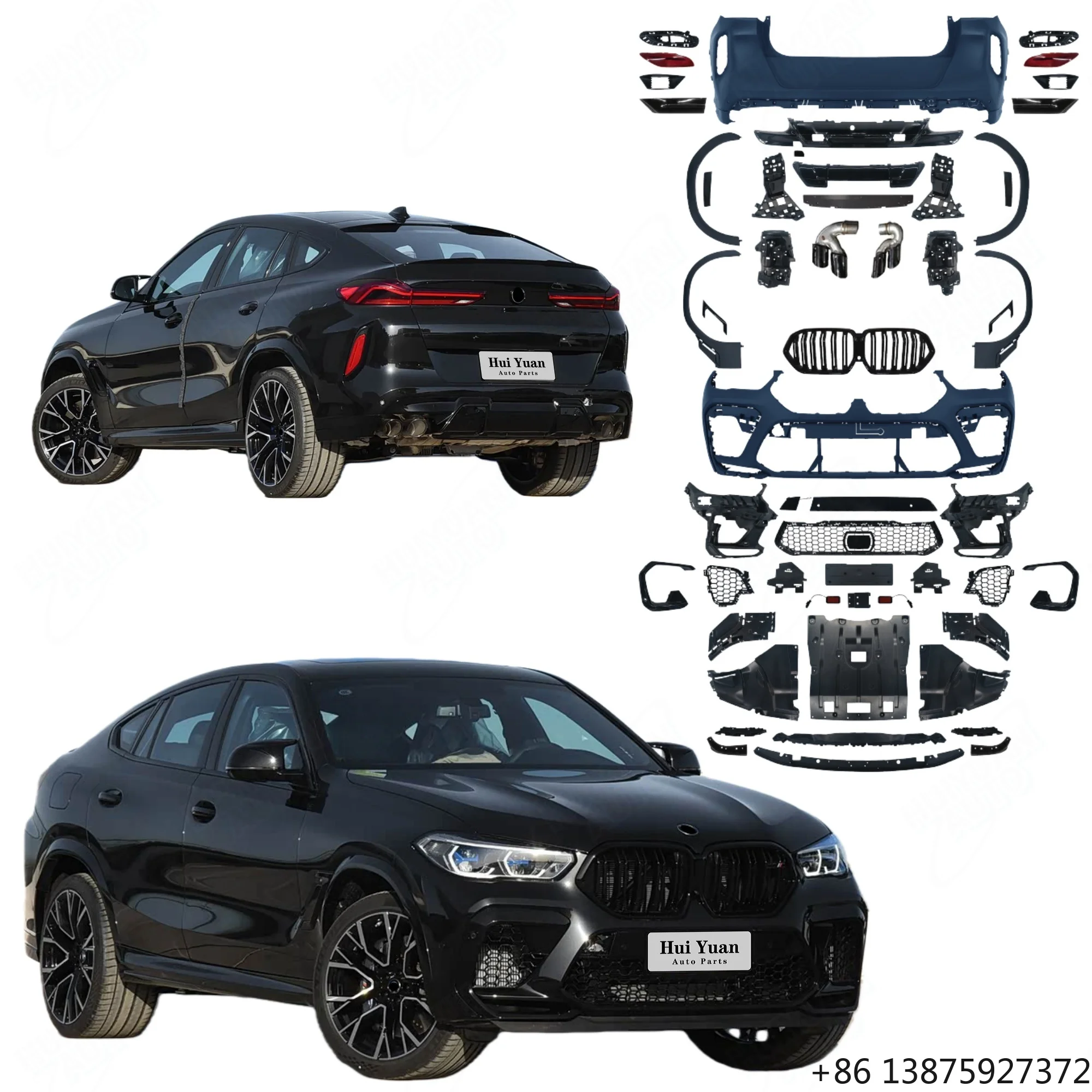 

Комплект кузовных деталей G06 для X6 G06 2019-2022 (обновление до X6M F96 2022) – передние и задние бамперы 1:1