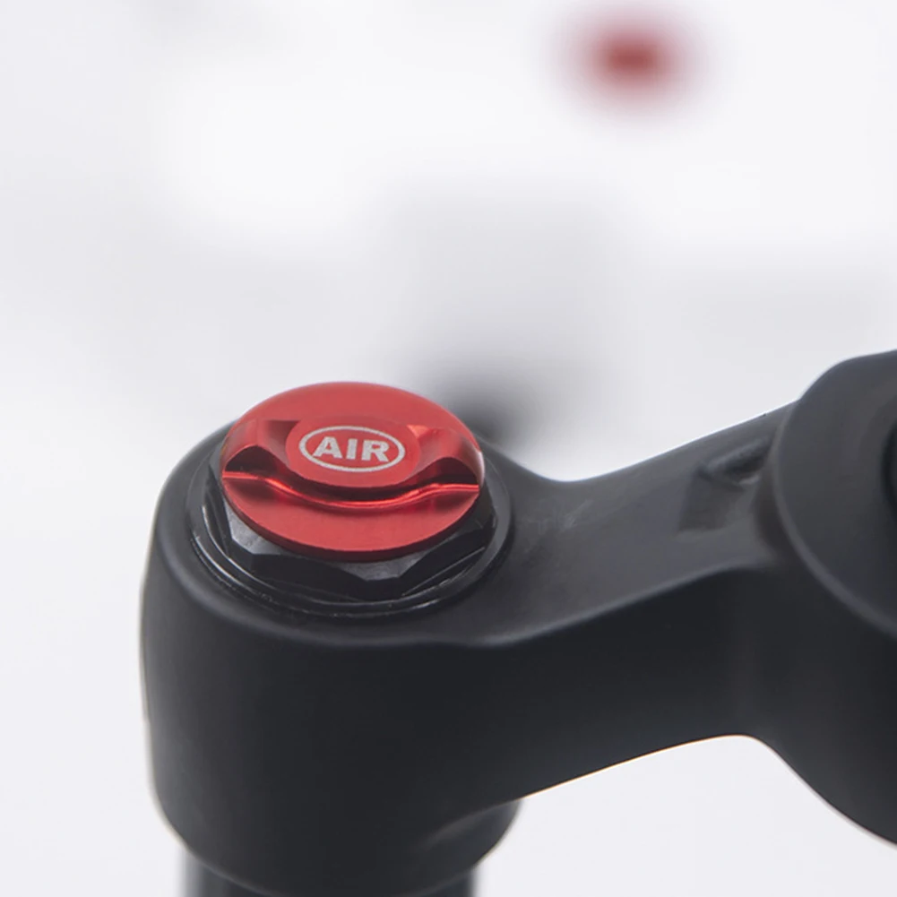 

Aluminum Alloy Bike Front Suspension Fork Air Gas Valve Cap Bicycle Fork Nozzle Cover Shock Absorption Front Fork Gas Cap Cover
