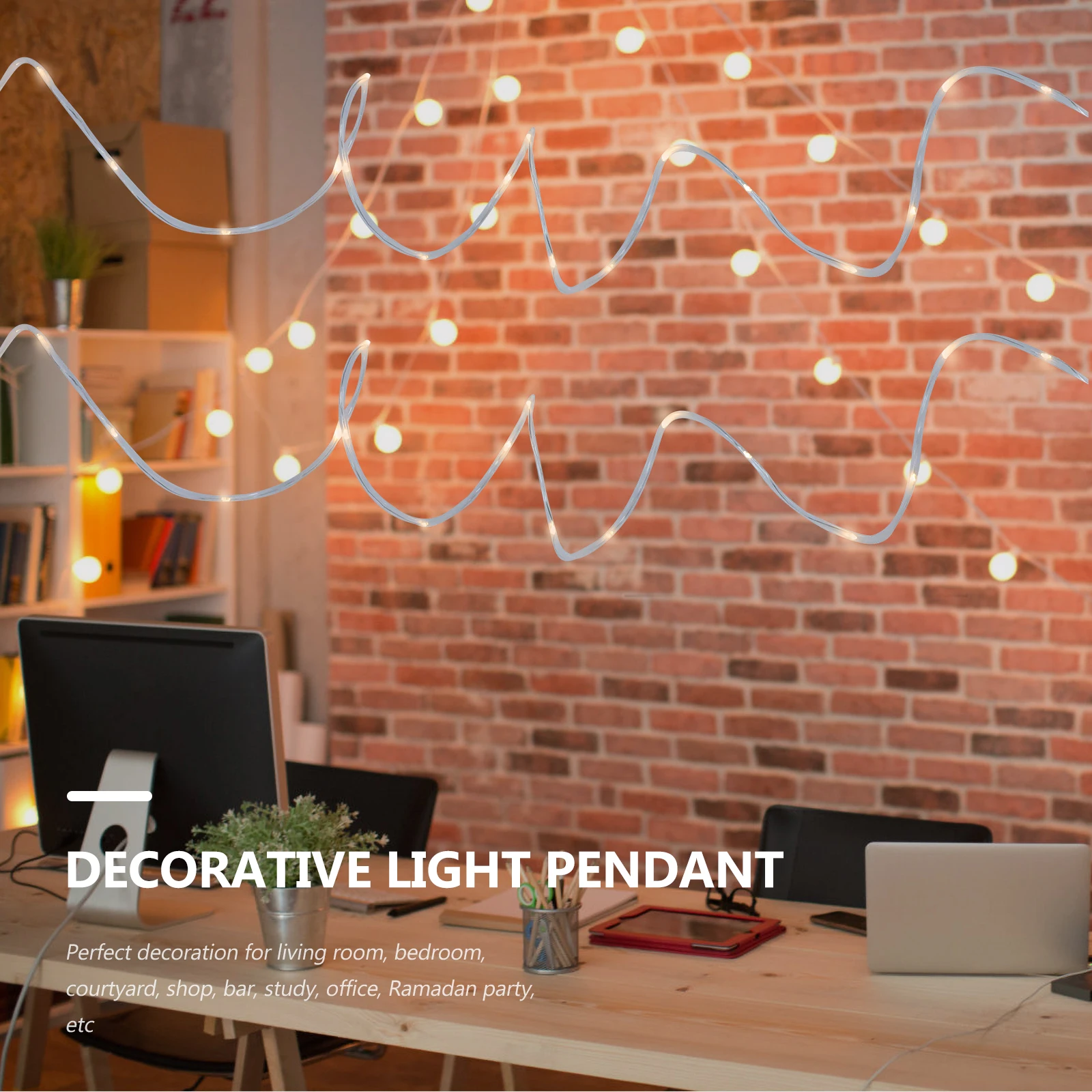 LED Light Unique Shape Rope Lights Decorative Outdoor Waterproof Plastic Rope Lights Festive Daily Home Party Bar