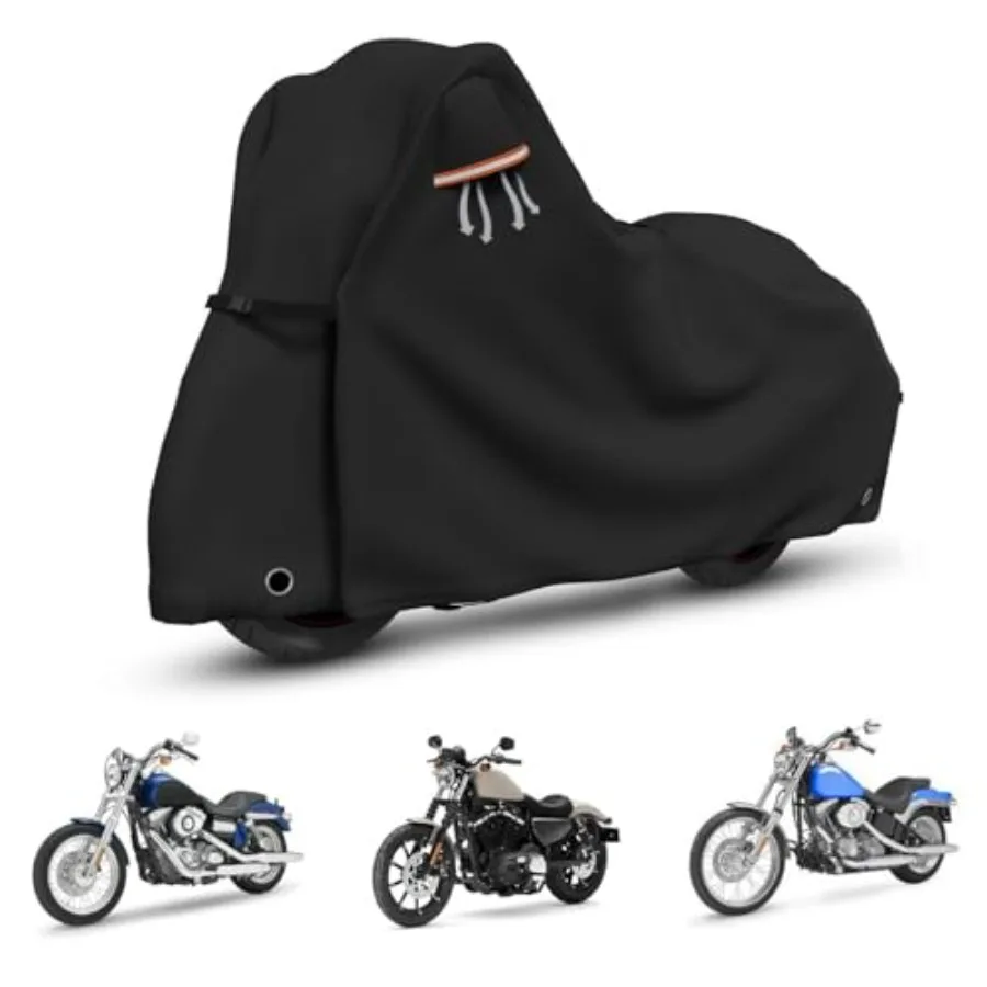 

Motorcycle Covers Waterproof Outdoor Storage Heavy Duty All Season Universal Vehicle Cover for Harley Davidson Sport Cruisers S