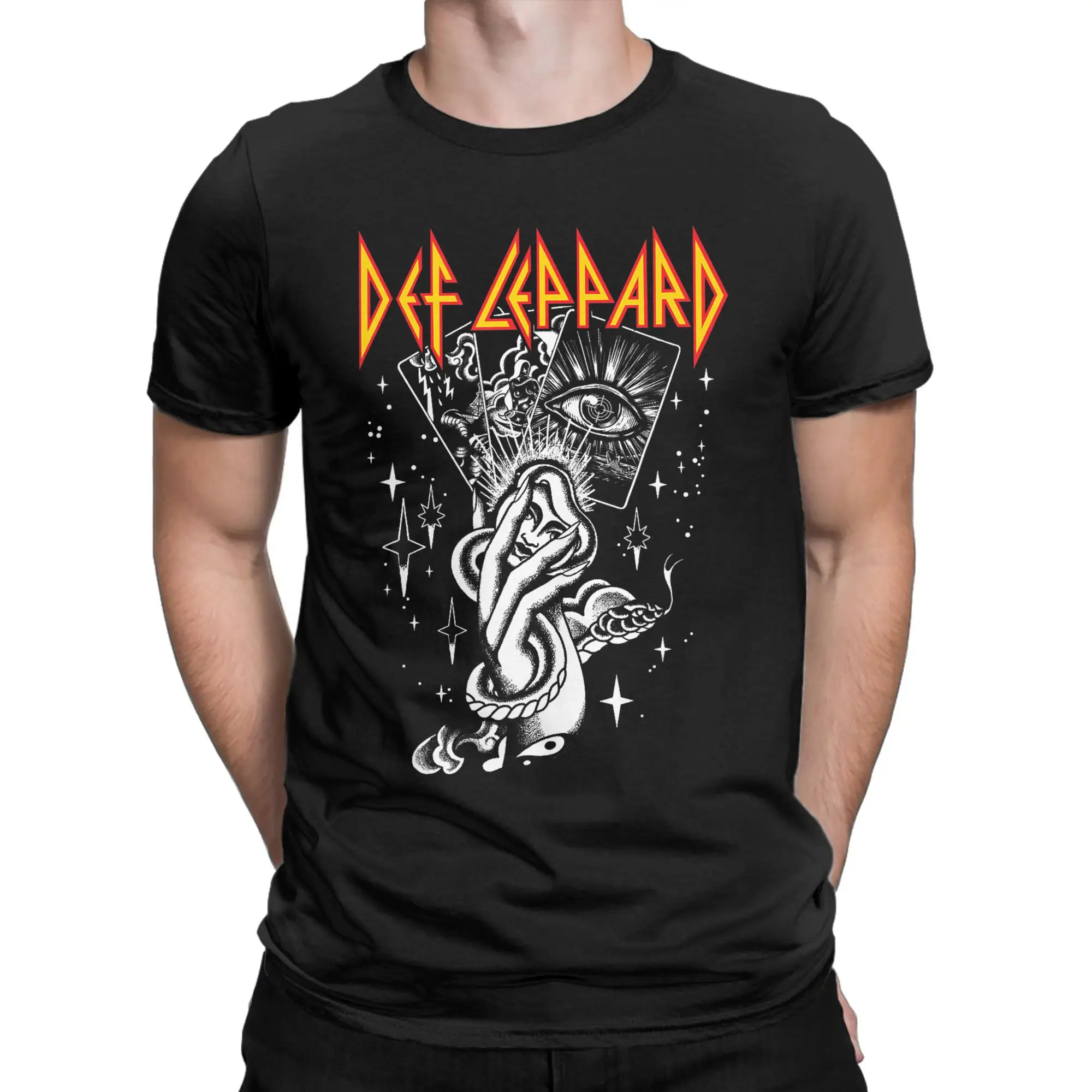 Novelty Def Leppard The Truth T-Shirt Men Round Collar 100% Cotton T Shirt  Short Sleeve Tee Shirt Plus Size Tops