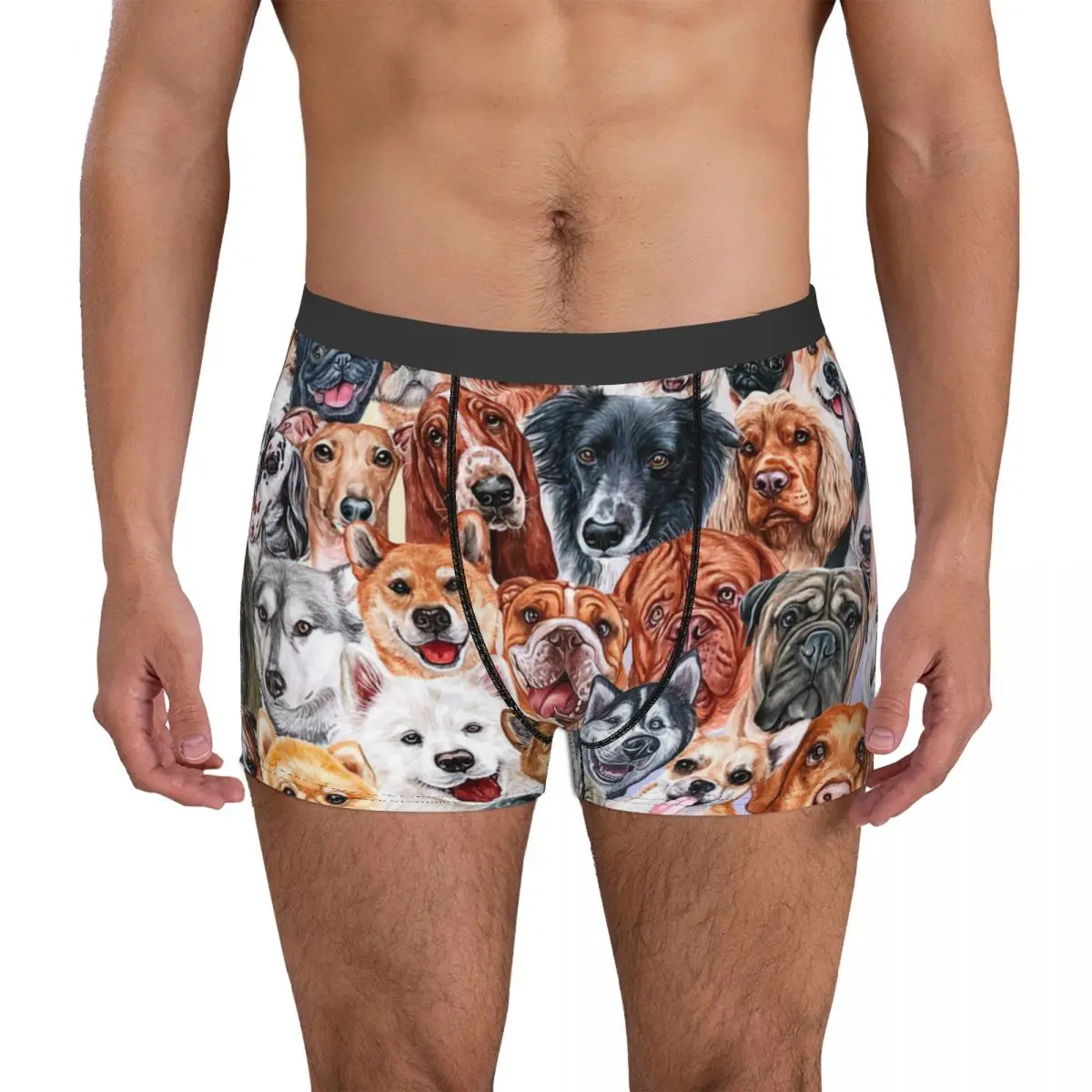 

Dogs Underpants Cotton Panties Men's Underwear Ventilate Shorts