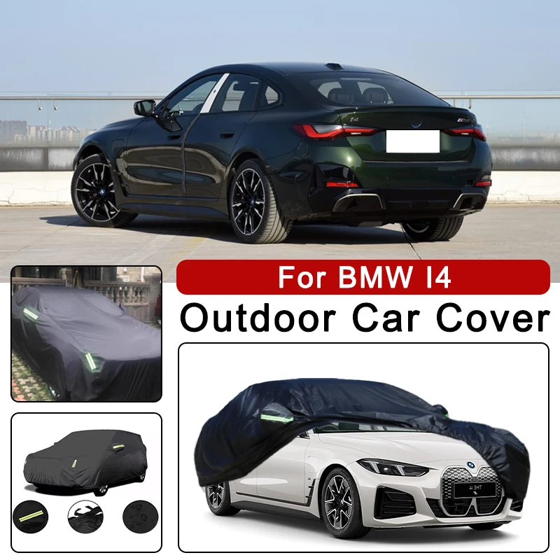 

Outdoor Car Cover Waterproof Dustproof UV Sun Protection, Full Car Protector Exterior Accessories For BMW I4 G26