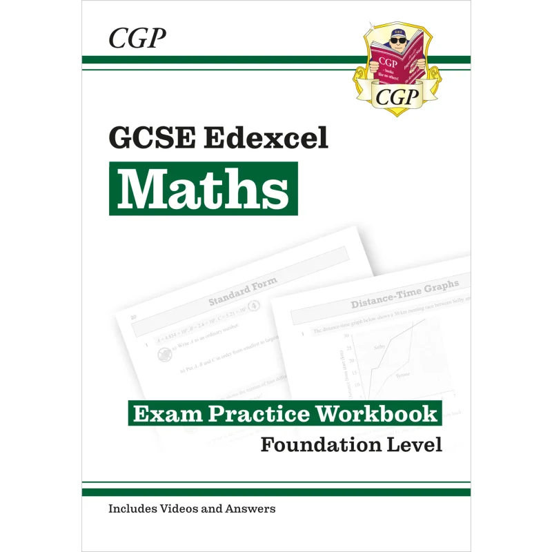 

Рабочая тетрадь GCSE Math Edexcel для экзамена. В комплект входит видеорешения и ответы. Книги CGP 9781782943990.