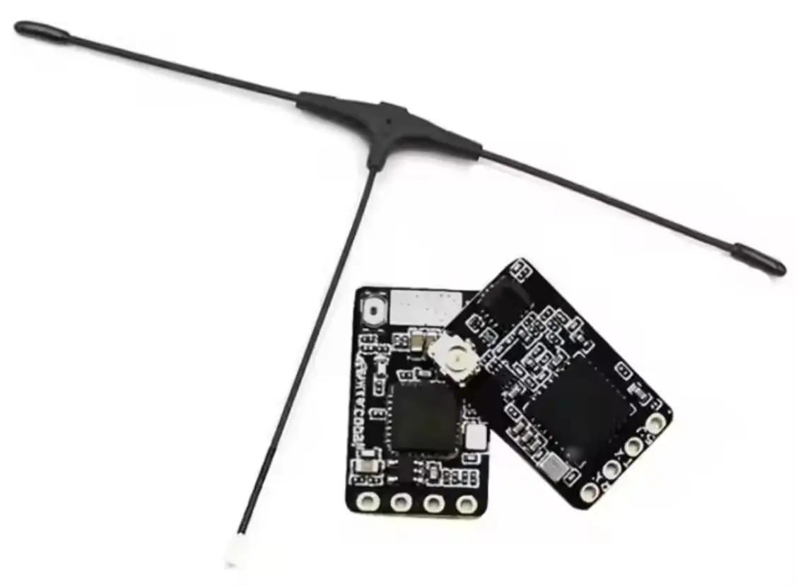 

ELRS 915mhz TX Transmitter ELRS 433MHz/500MHz/560MHz RX Receiver Equipped with a T-Shaped Antenna For FPV DJI Drone RC Cars