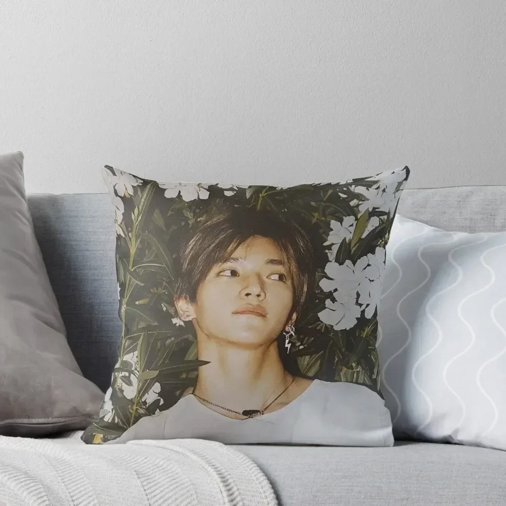 Taeyong in Flowers Throw Pillow Cushion Cover Luxury Pillowcase Christmas Pillow Cases Sofa Cushion pillow