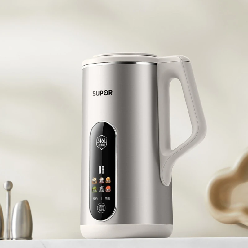 316L Stainless Steel Liner Blender Household Large Capacity Filter-Free Smart Multi Function Food Processor