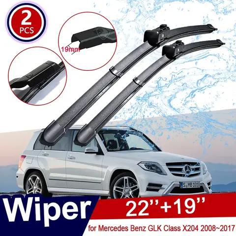 메르세데스 벤츠 GLK 클래스 280 300 350 200 220 320 X204 CDI 4Matic 앞 유리 와이퍼 자동차 와이퍼 블레이드 자동차 액세서리 스티커