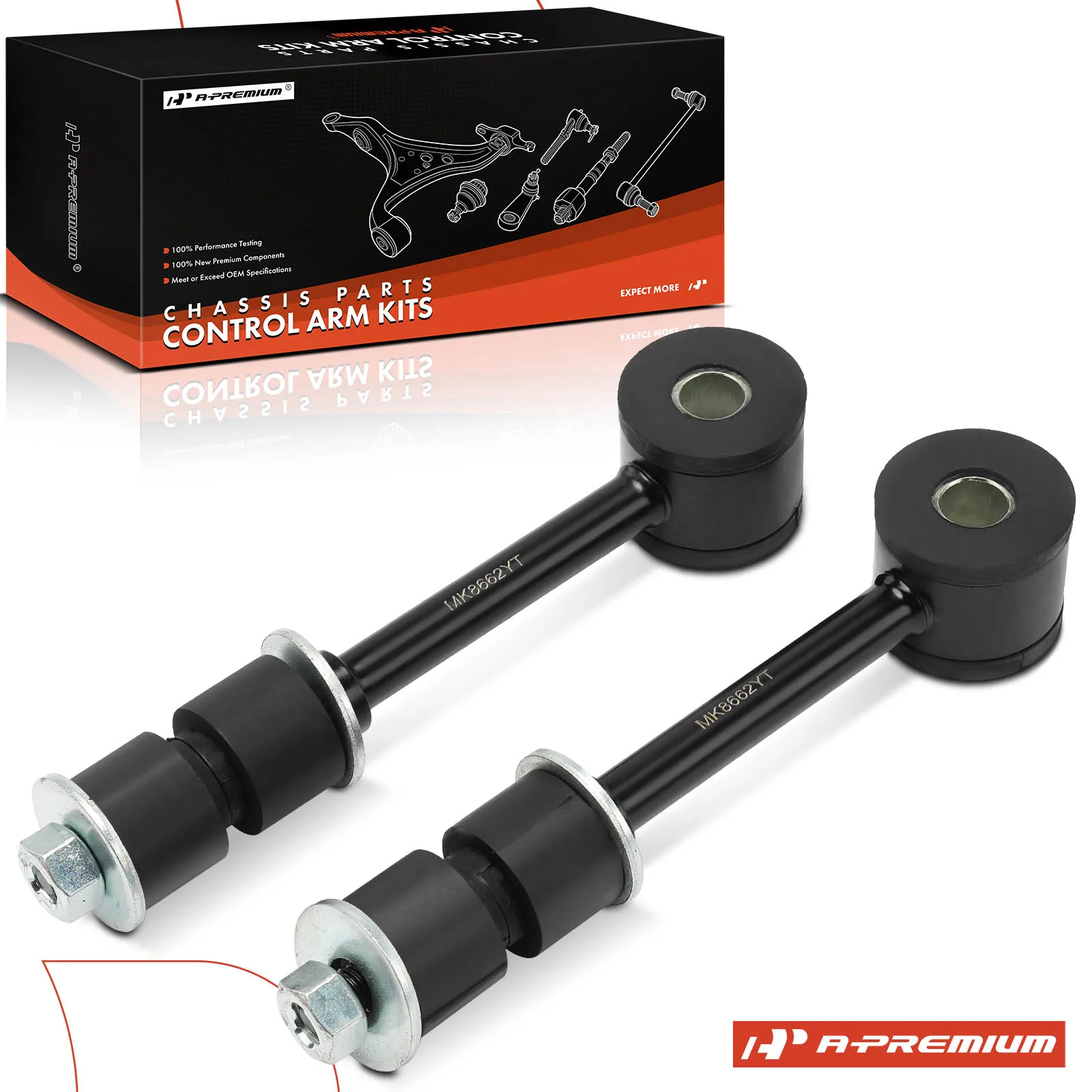 A-Premium 2x Front Left & Right Sway Bar Link for Ford F-150 1993-1995 F-250 1980-1996 F-350 1980-1997