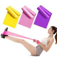 Yoga Pilates Elastic Resistance Band Fitness Training Band 150cm Fitness Elastic Rubber Gym Natural Rubber