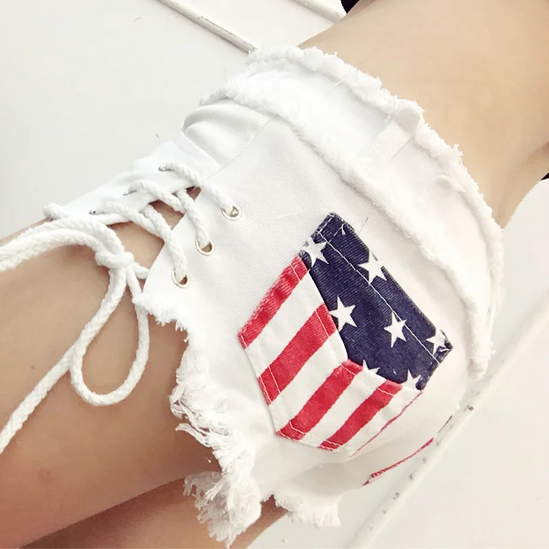 2025 Women's Sexy Super Shorts Frosted Denim Jeans Shorts Low Waist Slim Micro Shorts Feminino Pole Dance Ds Nightclub