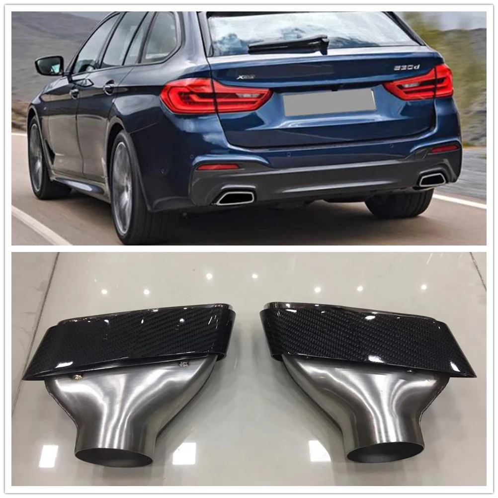 For BMW 5 Series G30 G38 520i 530i 540i 2019 The Original Style  Exhaust Tip Muffler Pipe Rear Vent Outlet Tailpipe