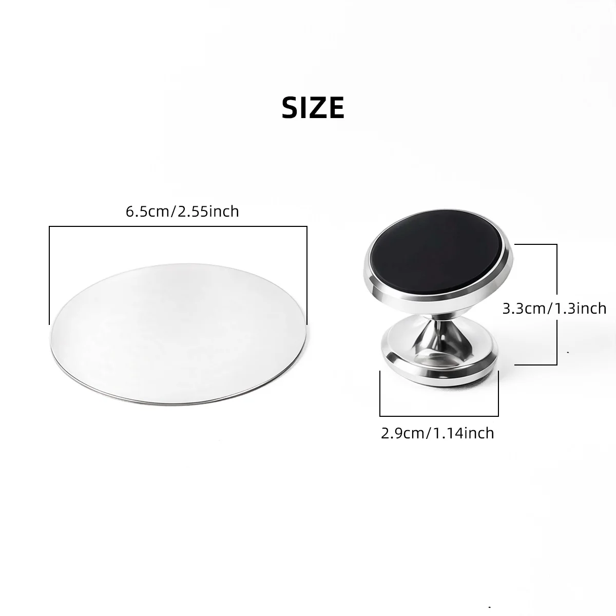 Espresso Shot Mirror for Bottomless Portafilter Shatterproof Stainless Steel Coffee Extraction Mirror with 360° Rotating