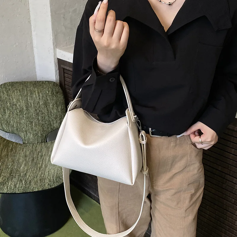 

Сумка-тоут из мягкой кожи премиум-класса, женская дизайнерская сумка во французском стиле, универсальная повседневная сумка через плечо, офисный кошелек высокого качества ​