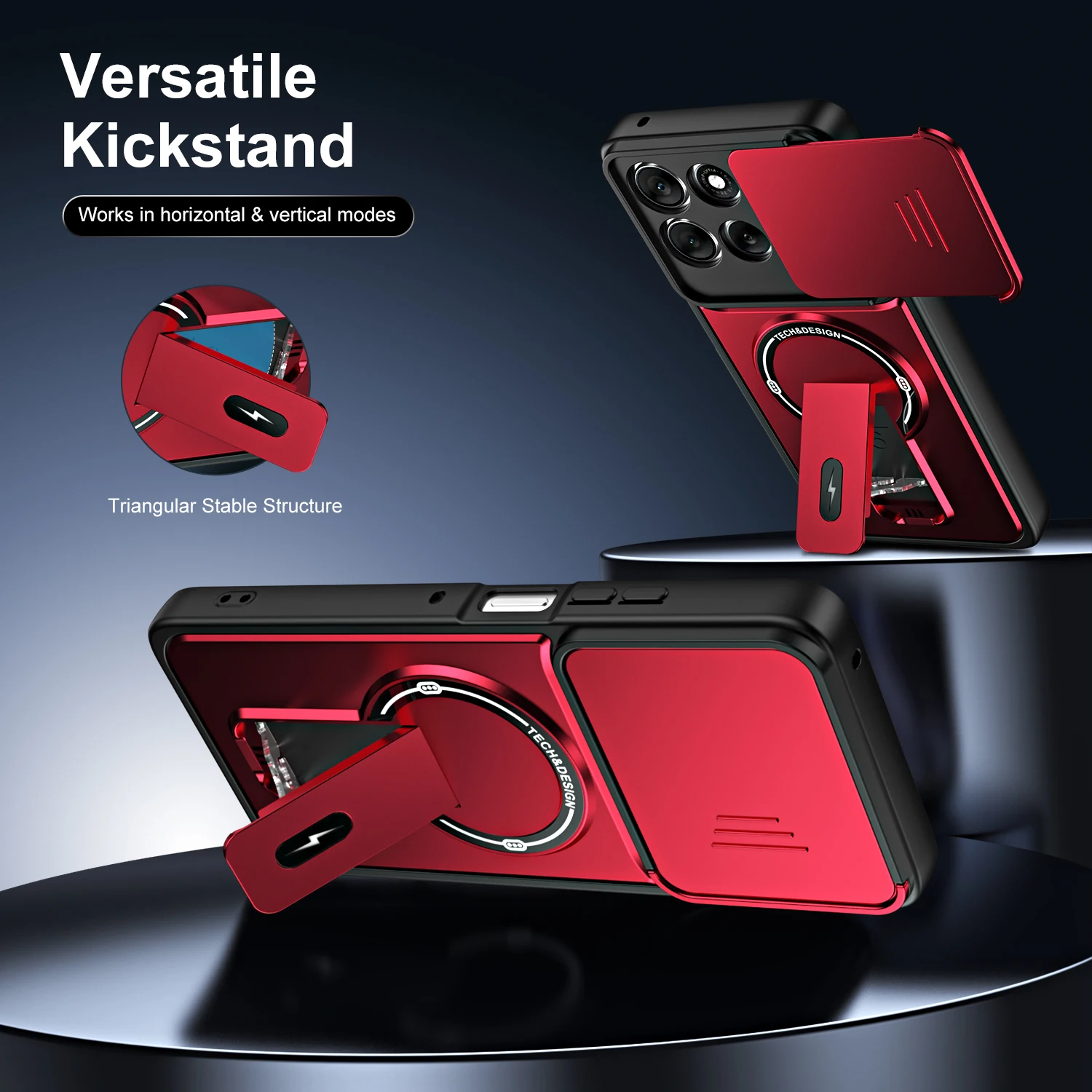 Halterung für Magsafe-Hülle für Motorola G85 G96 G37 G47 G56 G67 G57 G86 Power Armor Stoßfeste Linsenschutz-Handyhülle – Detail 3